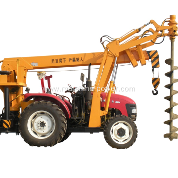 Tractor Crane Tower Erection Tools with Earth Auger